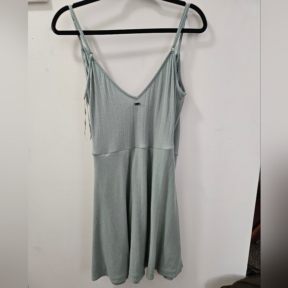 O'neil Sage green faux wrap mini dress sz. M - Picture 11 of 11